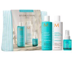 Darčeková sada pre hydratáciu suchých vlasov Moroccanoil Hydration Collection + bezoplachová starostlivosť a taštička zadarmo + darček zadarmo