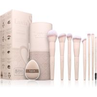 Luvia Cosmetics Nude Aura set čopičev z etuijem 11 kos