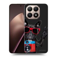 Silikónový čierny obal pre Xiaomi 15T - Francúzsky Buldoček