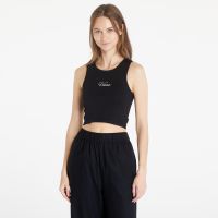 Top Vans Small Staple Fitted Crop Tank Black XS