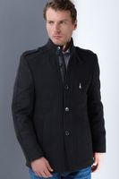 PLT8378 DEWBERRY MEN'S COAT-BLACK