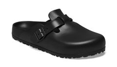 Birkenstock Boston Essentials Narrow Fit Unisex - Sandale Birkenstock - Crna - 127103-5.5 - Size: 5.5