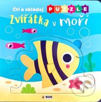 Zvířátka v moři - Čti a skládej puzzle - puzzle z kategorie Naučné knihy