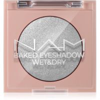 NAM Baked Eyeshadow bleščeča senčila za oči 02 Silver Lining 4 g