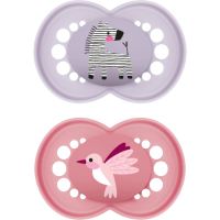 MAM Original 6+ months Schnuller Purple/ Pink 2 St.