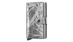 Secrid Miniwallet Crunch Silver Unisex - Peňaženka Secrid - Farebná - MCr-Silver-One-size - Size: One size