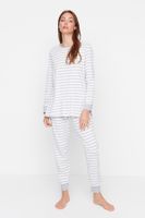 Damen Pyjama Trendyol Striped