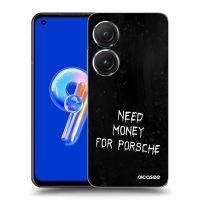 Silikónový prehľadný obal pre Asus Zenfone 9 - Black Fuel