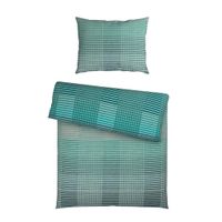 Novel POSTEĽNÁ BIELIZEŇ, flanel, tyrkysová, 140/200 cm