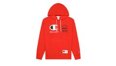 Champion x Stranger Things Hoodie - Pánske - Mikina Champion - Červené - 217780-RS033 - Veľkosť: L