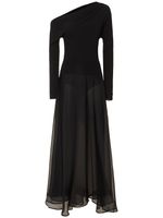 Aire Jersey & Tulle Twist Dress