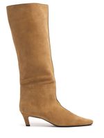 55mm The Wide Shaft Suede Boots