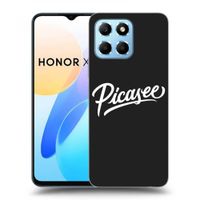 Silikónový čierny obal pre Honor X6 - Picasee - old logo - white