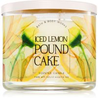 Bath & Body Works Iced Lemon Pound Cake aроматична свічка 411 гр