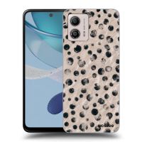 Silikónový prehľadný obal pre Motorola Moto G53 5G - Inked