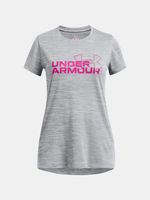 Under Armour UA G Tech Twist Wdmk Logo SS Koszulka dziecięce Czarny