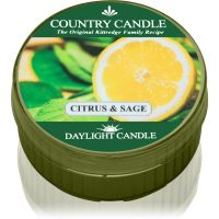 Country Candle Citrus & Sage čajna sveča 42 g