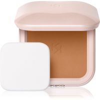 KIKO Milano Skin Lover Refining Face Powder Foundation kompaktowy podkład pudrowy z matowym wykończeniem odcień 09 Rich Caramel 10 g