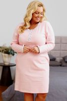 Noční košile Doctor Nap 7323 - bavlna Světle růžová 3XL
