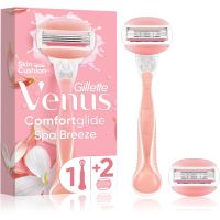 Gillette Venus ComfortGlide Spa Breeze Rasierer + 2 Ersatzaufsätze 1 St.