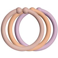 BIBS Loops κρεμαστοί κρίκοι Blush / Peach / Dusky Lilac 12 τμχ
