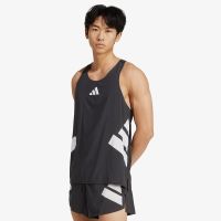 T-shirt adidas Adizero Road To Records Tank Top Black M