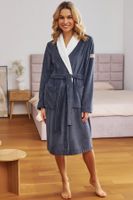 Dámský župan Doctor Nap 7182 - soft Šedá L