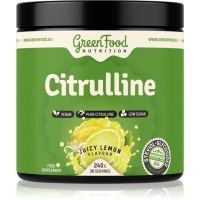 GreenFood Nutrition Citrulline Präparat zur Förderung von Sportleistungen Geschmack Juicy Lemon 240 g