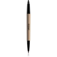 ICONIC London Smokey Eye Duo Kajal creion dermatograf cu doua capete culoare Midnight Black 0.85 g