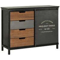 Livetastic KOMODA, jedľa, viacfarebná, 120/96/45 cm