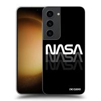 Silikónový čierny obal pre Samsung Galaxy S23 5G - NASA Triple