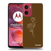 ULTIMATE CASE pro Motorola Moto G05 - Brown flowers