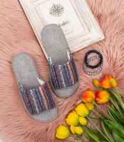 Klapki damskie Natural Style NS-074 szare