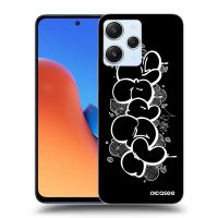 Silikónový čierny obal pre Xiaomi Redmi 12 5G - Throw UP