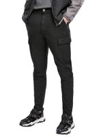 Herren Hose URBAN CLASSICS - Tapered Double Cargo - schwarz 36
