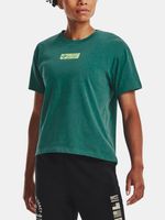 Under Armour UA Project Rock Globe SS Tricou Verde