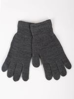 Yoclub Woman's Women'S Basic Gray Gloves RED-MAG2K-0050-007