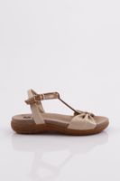 DGN 2512 Women's Flat-Headed Ankle Strap Sandals