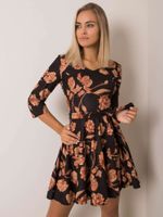 Dress-LK-SK-508307-3.75P-black-beige