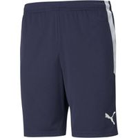 Puma TEAM LIGA TRAINING SHORTS Мъжки къси панталони за футбол, тъмносин, размер