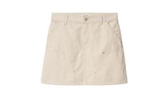 Carhartt WIP W' Maeve Double Knee Skirt Offwhite Dámske - Šortky Carhartt WIP - Krémová - I034836_2LP_06-M - Size: M
