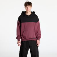 Bluza Urban Classics Upper Block Hoody Red / Black S
