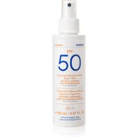 Korres Yoghurt Sunscreen opaľovacie mlieko v spreji na tvár a telo SPF 50+ 150 ml