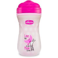 Chicco Shiny Termo κούπα - θερμός 14m+ Pink 266 μλ