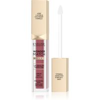 Eveline Cosmetics Wonder Match lang anhaltender, matter, flüssiger Lippenstift mit Hyaluronsäure Farbton 02 Candy 6,8 ml