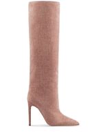 105mm Holly Stiletto Suede Boots