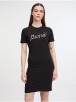 Černé dámské šaty Puma ESS+ Blossom Graphic Dress