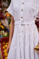 Marisse Women's Dress L-Su-4620 White