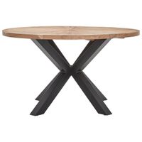 Livetastic JEDÁLENSKÝ STÔL, akácia, čierna, farba akácie, 130/130/76 cm