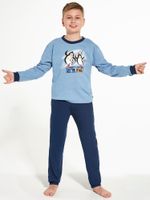 Pyjamas Cornette Kids Boy 477/136 Goal 86-128 blue melange